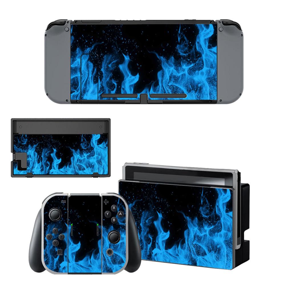 Waterdichte Frontjes Vinyl Skin Decal Stickers Cover Voor Nintendo Switch (Console & Joy-Con & Dock & Grip) # YSNS0101-0116: YSNS0115