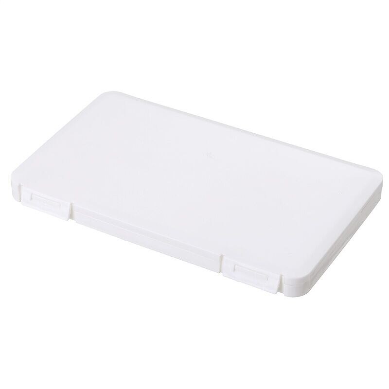 PP cajas de almacenamiento para mascarillas de estudiantes, a prueba de polvo, soporte portátil para mascarilla a prueba de humedad, funda para mascarilla portátil: white