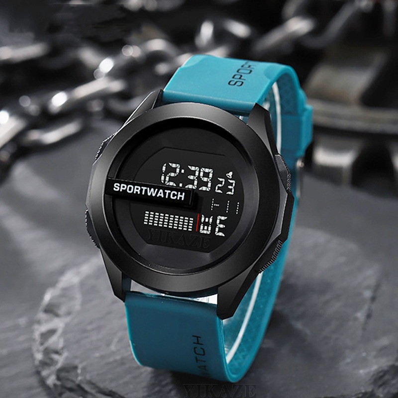 POSHI Sport Watch for Man Luxury Digital Wristwatch Stopwatch Luminous with Date Week Original Waterproof Clock: Other