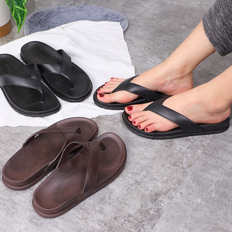 Chanclas de hombre y mujer, sandalias para interior y exterior, zapatillas de playa de verano para hombre antideslizantes, nuevos zapatos
