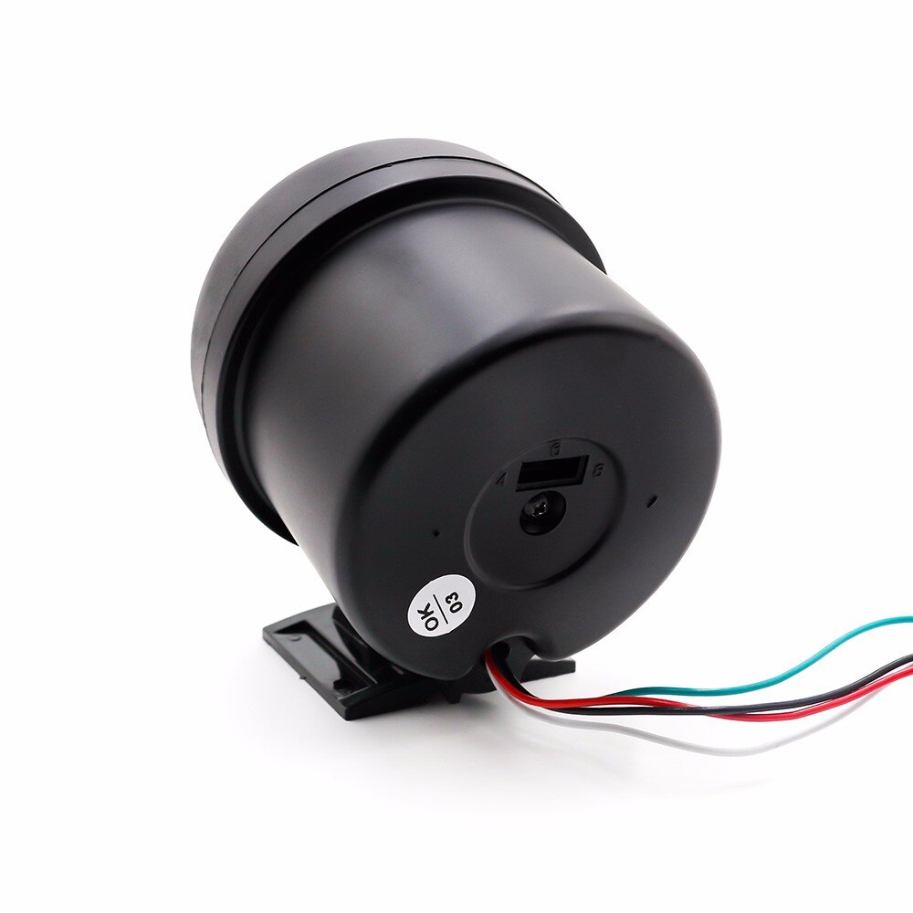 Cnspped 3 3/4 " universele zwarte kleur 0-8000 race snelheidsmeter met inter shift licht toerenteller toerenteller  yc100139- cn