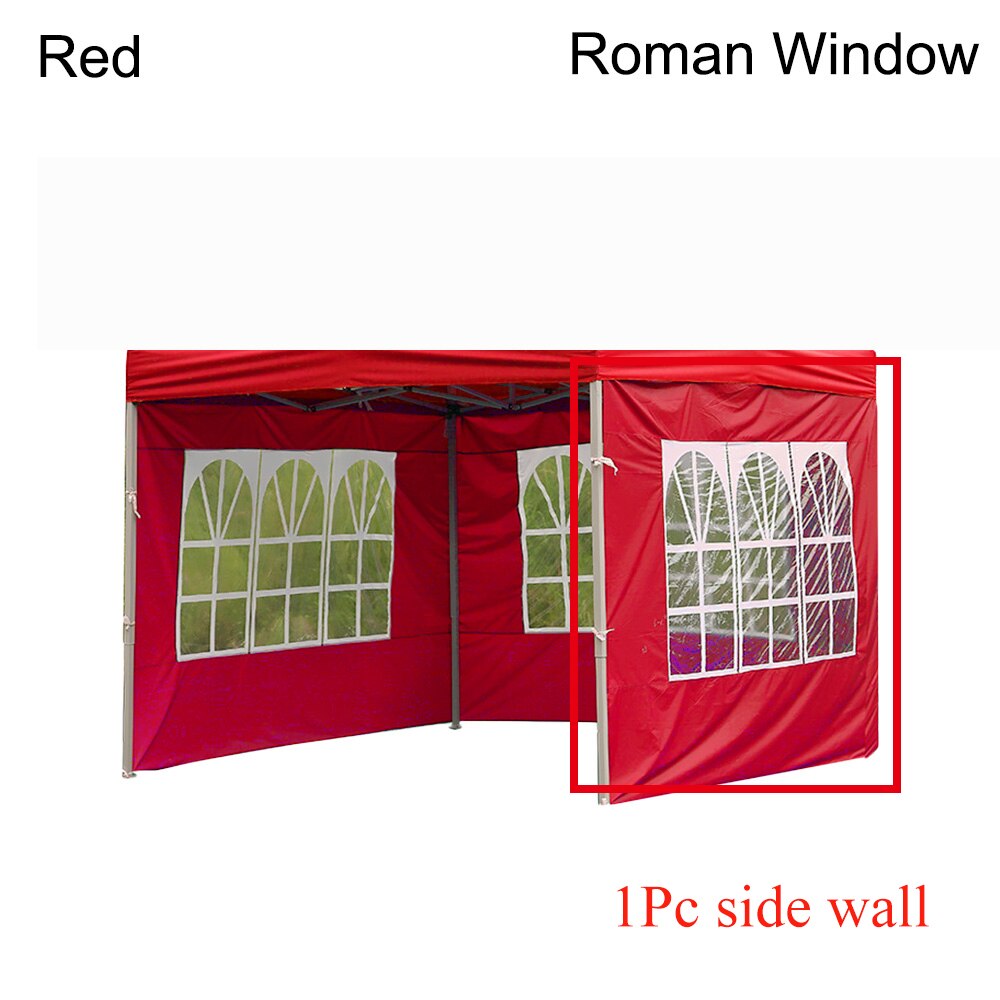 Tente imperméable portative extérieure d'ombre de jardin de mur latéral de remplacement de tente imperméable de tissu d'oxford abri sans dessus d'auvent: 6x6x2m-6