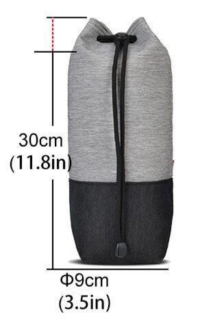 Vanntett kamera linse bag polstret etui deksel myk veske poser til nikon kanon sony panasonic fujifilm olympus tamron sigma tokina: L