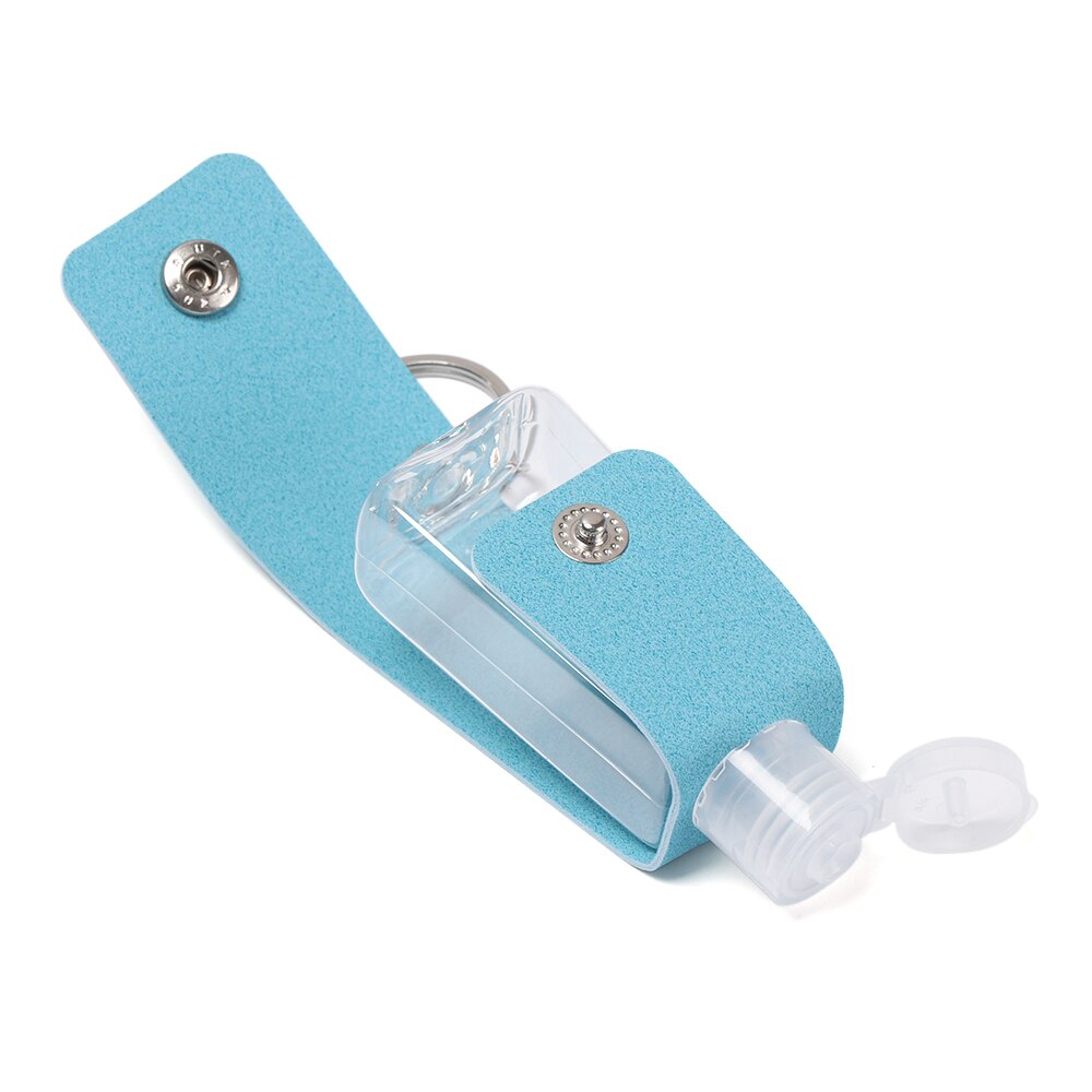 30ml Hand Sanitizer Bottle Portable Keychain Holder Travel Reusable Bottle Hand washing gel Sub-bottling with Keychain Carrier