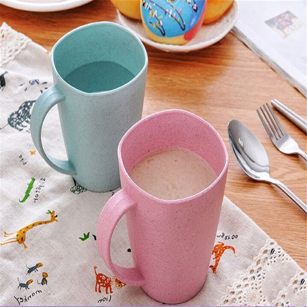 Taza de cepillo de dientes de , 1 pieza, juegos de baño no resistentes al calor, cepillo de dientes cómodo, sensación de paja de trigo, taza de taza para lavar, taza para gárgaras