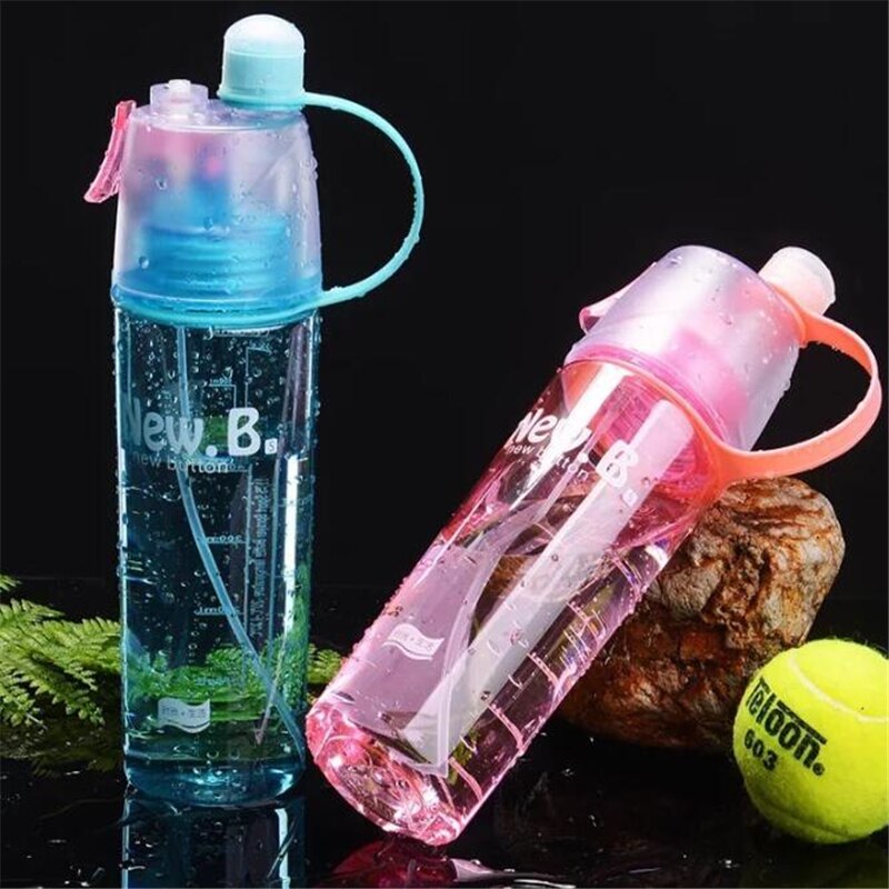 600Ml Koud Spuiten Sport Drinken Flessen Zomer Plastic Waterfles Nozzle Outdoor Fiets Drinkware Flessen