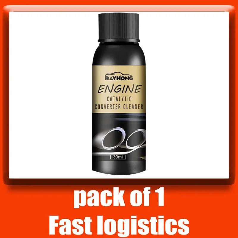 Car Catalytic Converter Cleaner, Deep Cleaning, CSV Multi-Purpose Engine Cleaner, Cleans Accelerator, Catalyst, Easy Cleaning: Red