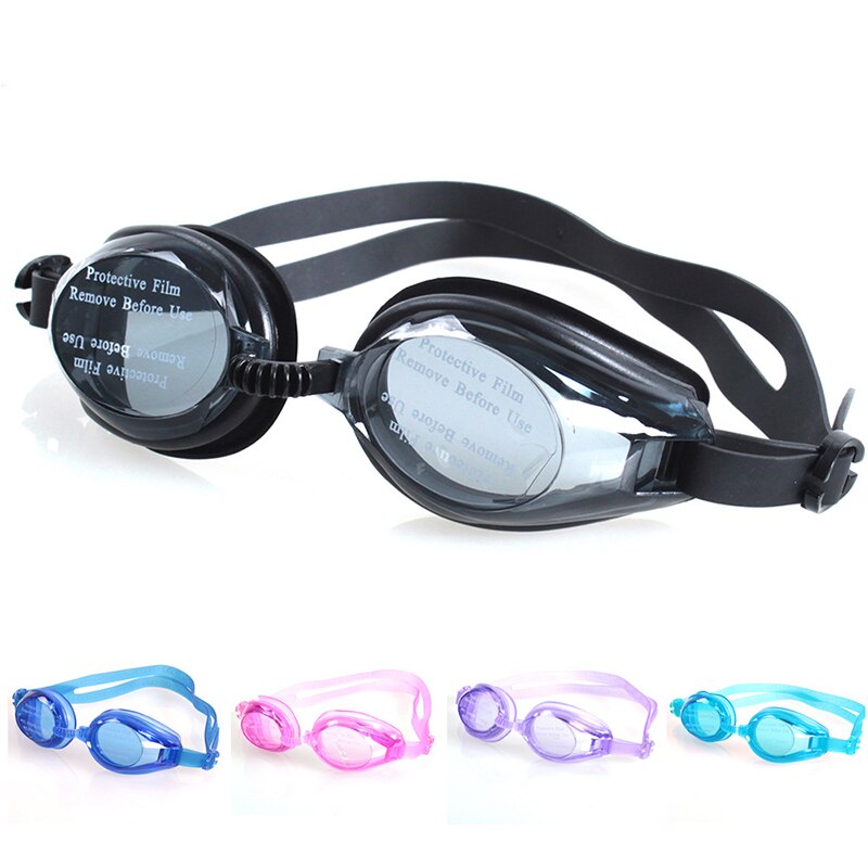 Adjustable Goggles Swimming Glasses Anti-Fog UV Protect Children Waterproof Silicone Mirrored Swim Eyewear A
