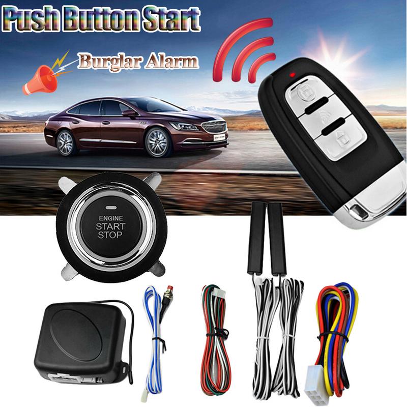 Sistema de precalentamiento de encendido de entrada sin llave para coche, pulsador Universal de 12V, 10 unids/set/juego, Parada Remota, accesorios para coche: Default Title