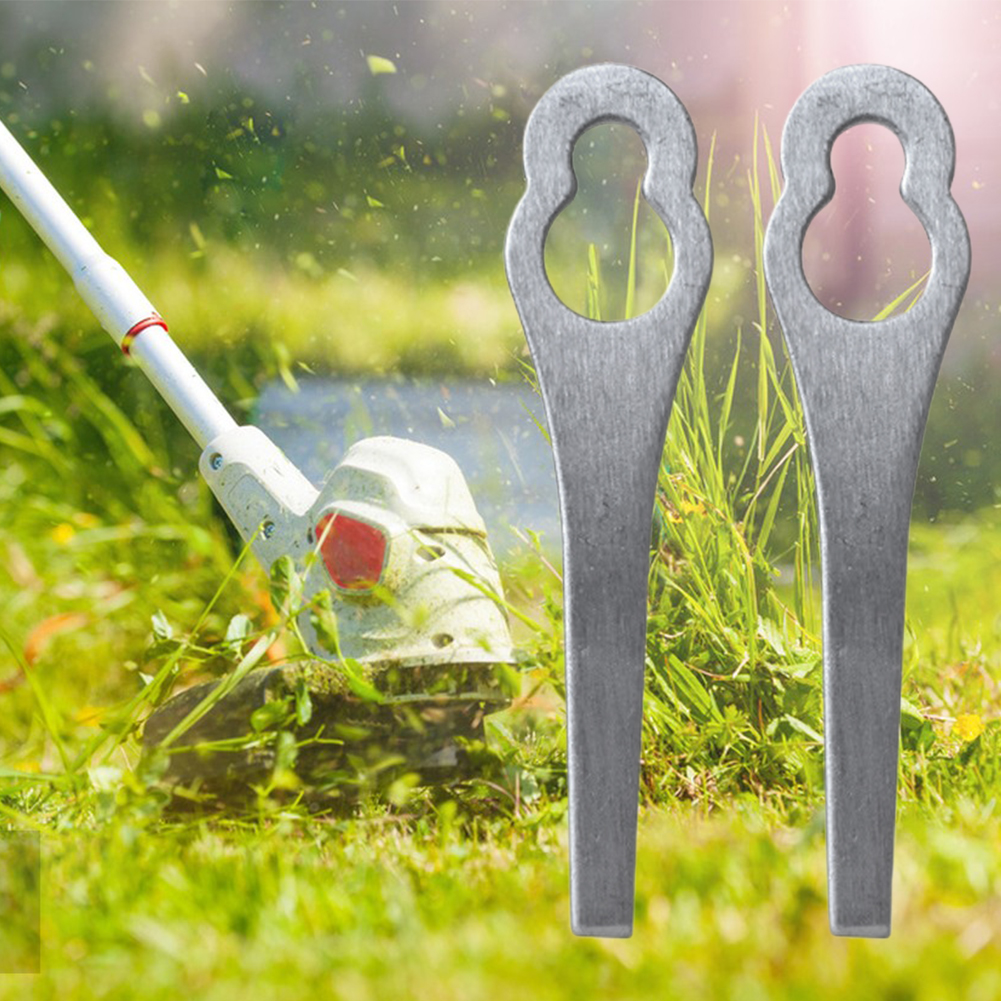 Cuchillas para cortacésped, cabezal de corte de césped de Metal, cuchillas para máquina cortadora de césped, accesorios para herramientas de jardinería, 15-2 uds.