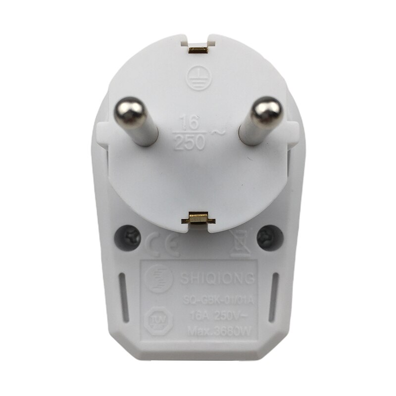 Socket Europese Duitse Standaard Drie Uitbreiding Socket Met Switch Eu Plug Dubbele Socket Conversie Plug Converter