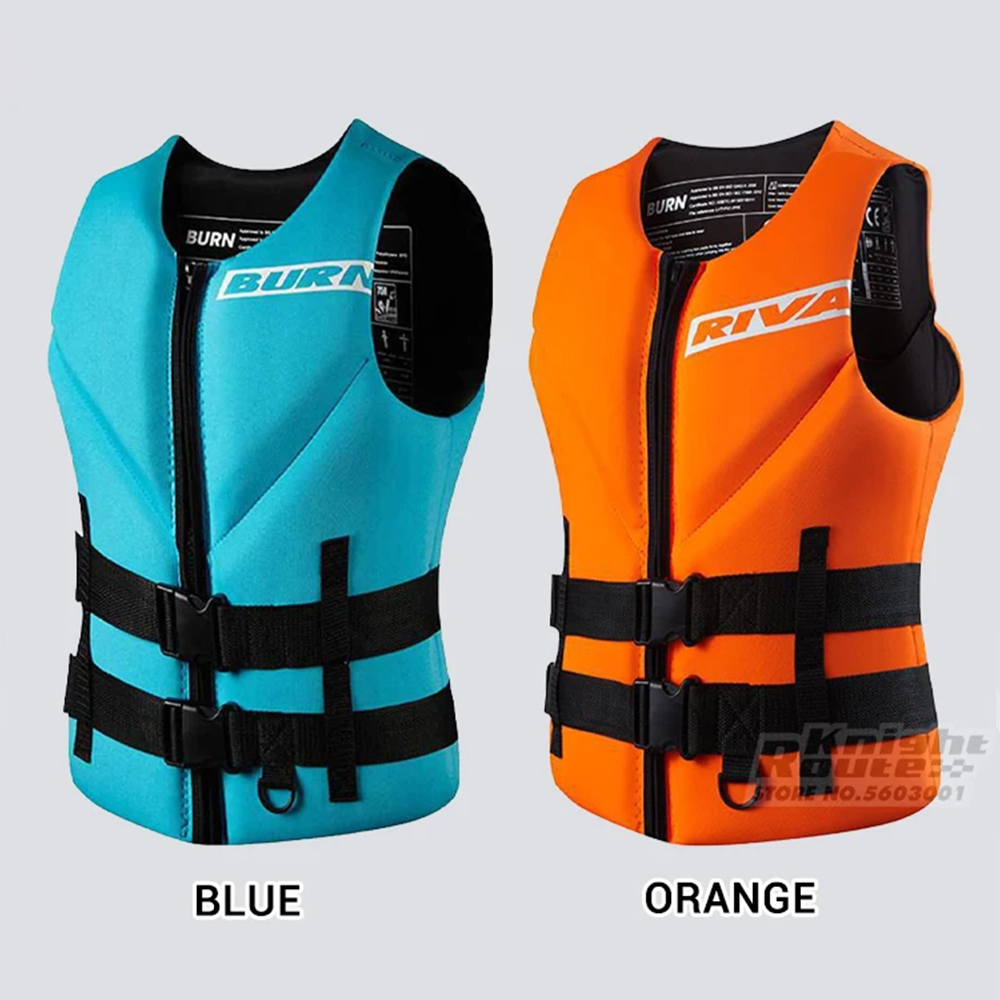 Chaleco salvavidas para adultos, chaleco de Surf, Kayak, Wakeboard, lanchas, balsa, barco de rescate, esquí, deportes acuáticos, natación, chaleco salvavidas de rescate a la deriva