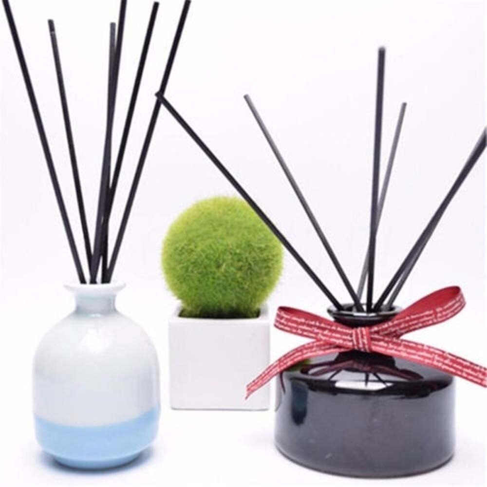 50/100 Pcs Zwart Rotan Reed Diffuser Sticks Vervanging Fiber Essentiële Olie 20Cm 3Mm