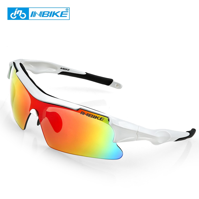INBIKE Radfahren Brillen Männer Frauen Outdoor Sport Brille Polarisierte Fahrrad Sonnenbrille Bike Reiten Schutz Brille 5 Objektiv