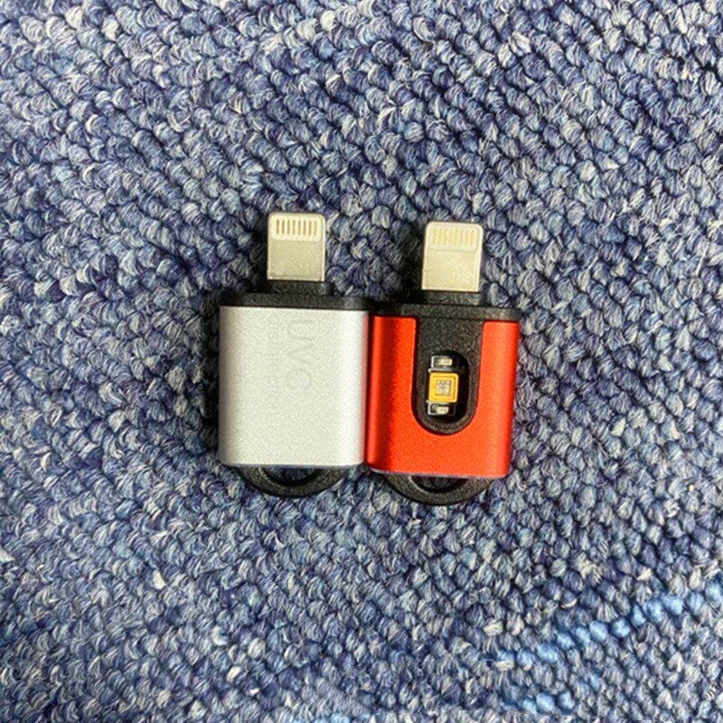 Usb Draagbare Persoonlijke Reizen Uvc Led Kiemdodende Lamp Mobiele Telefoon Usb Interface Plug Voeding Handheld Kiemdodende Mini Lamp