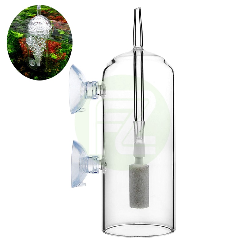 Aquarium CO2 Glas Diffuser Lucht Steen Zuurstof Beluchting Apparaat Voor Aquarium Aquarium Zuurstof Pomp Accessoires