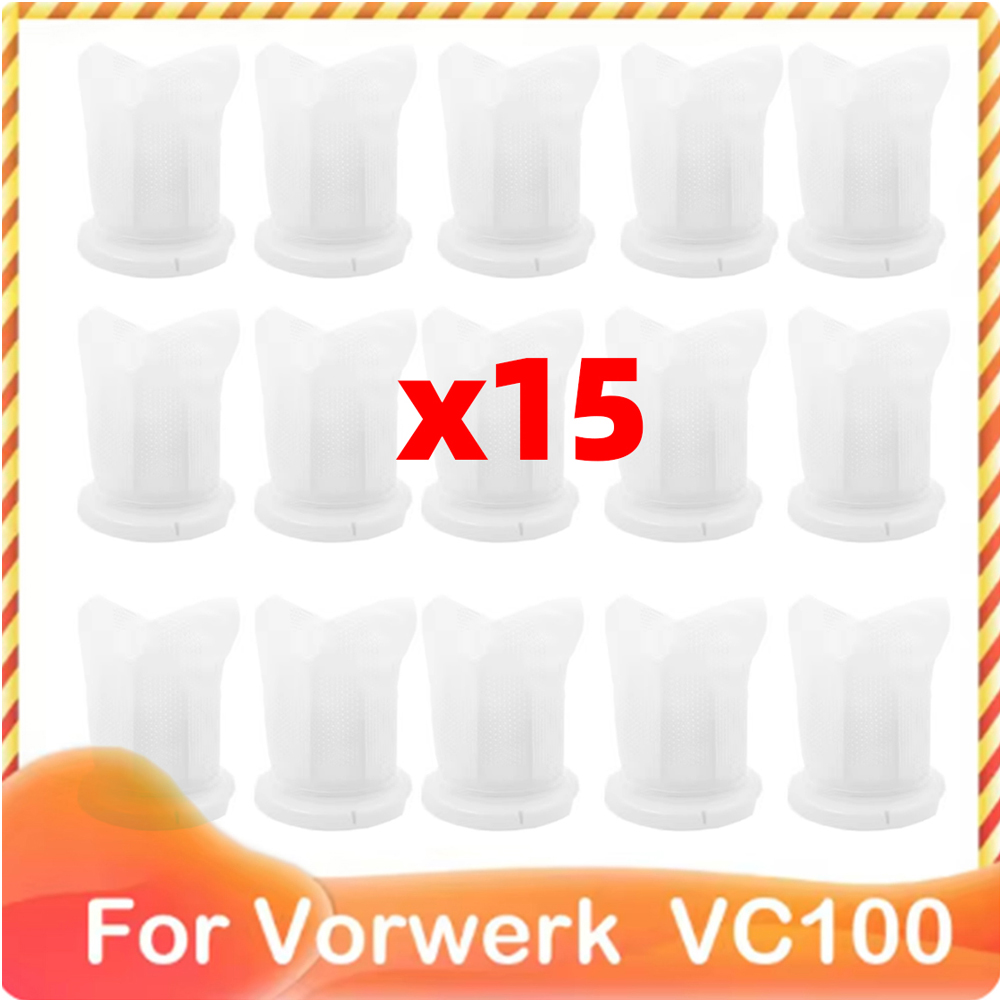 Para Vorwerk Kobold VC100 Aspirador de mano Filtro interior Hepa Accesorios de recambio Kit suave: Amarillo claro