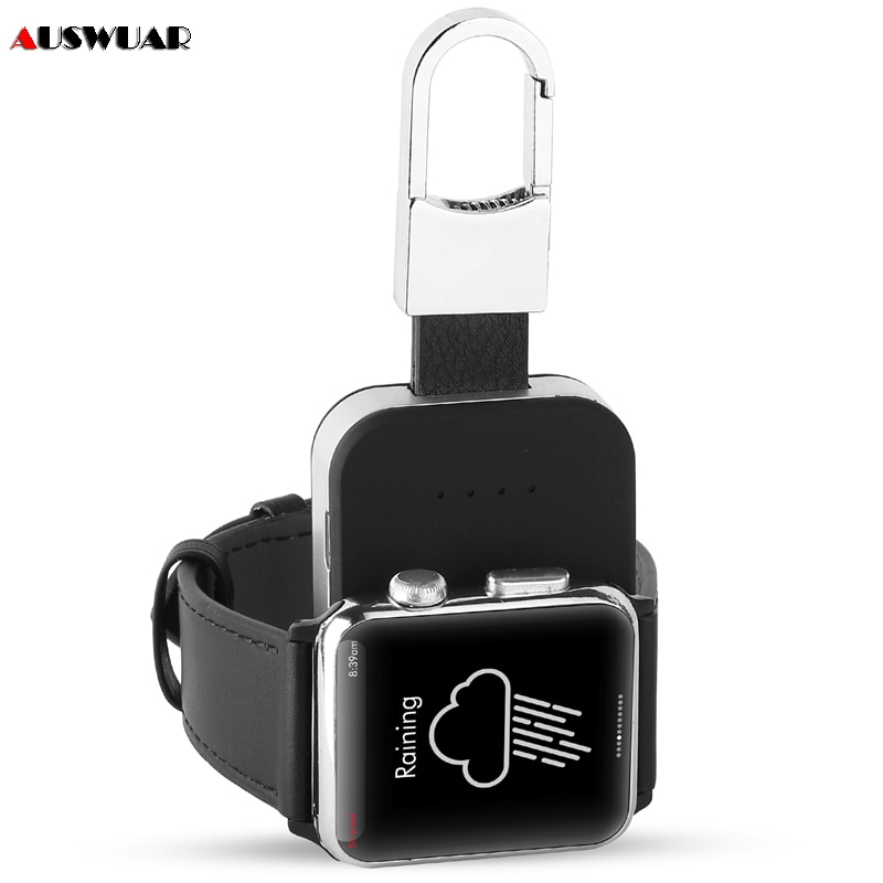 External Battery Pack QI Wireless Charger for Apple Watch iWatch 1 2 3 4 5 6 Wireless Charger Power Bank 950mah Portable Outdoor