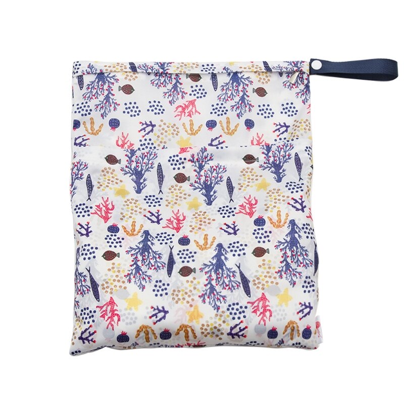 PUL – sac à couches réutilisable et étanche, pochette imprimée, sac sec et humide de voyage, 29x36cm
