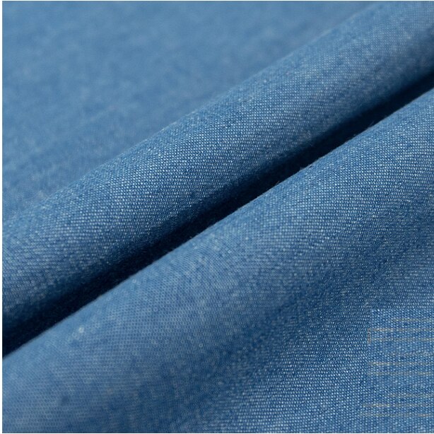 Coton après lavage tissu jean pour coudre des vêtements sacs bricolage matériaux Denim Textiles tissus respectueux de l'environnement Telas Por Metro 50x150