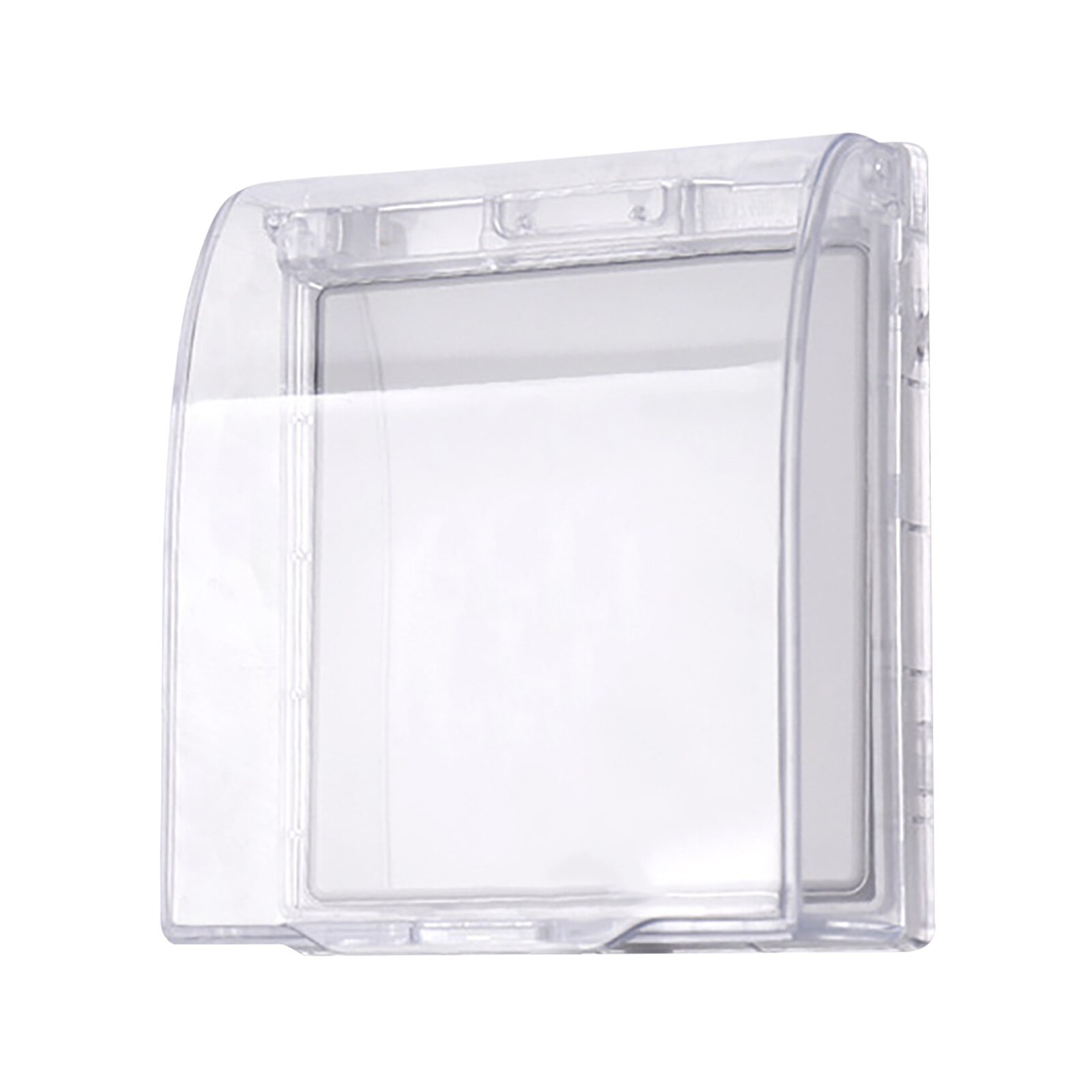 Caja impermeable autoadhesiva para enchufe eléctrico, cubierta de protección para interruptor de baño, a prueba de salpicaduras, tipo 86: TRANSPARENT