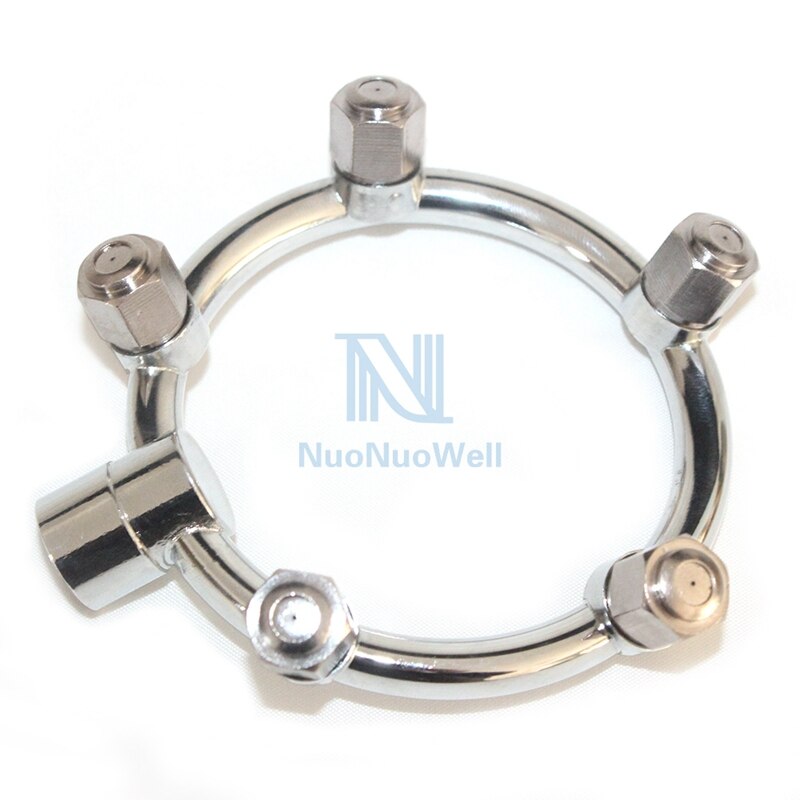 High Pressure Agricultural Garden Fruit Trees Watering Sprayer Water Mist Stainless Steel Spray Ring Nozzle Atomizing Sprinkler: ring nozzle