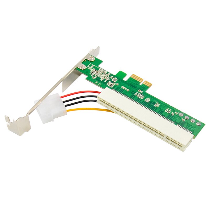 PCIE X1 to PCI Bridge/Conversion Card PCI-E to PCI Drive Free Plug and Play for PC