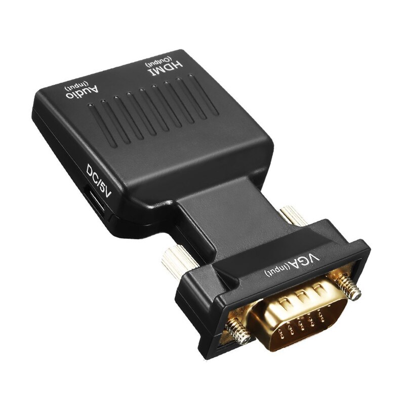 Vga Male Naar Hdmi-Compatibel Vrouwelijke Converter Met Audio Kabels 480P/720P/1080P Voor PS3/4 Hdtv Monitor Projector Pc Laptop Tv-Box