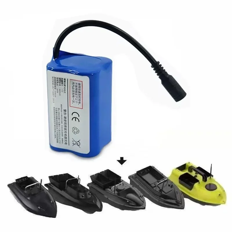 100% 7.4V 12000mAh 21700 Li-ion Battery For T188 T888 -5 V007 C18 H18 RC Fishing Bait Boat accessories