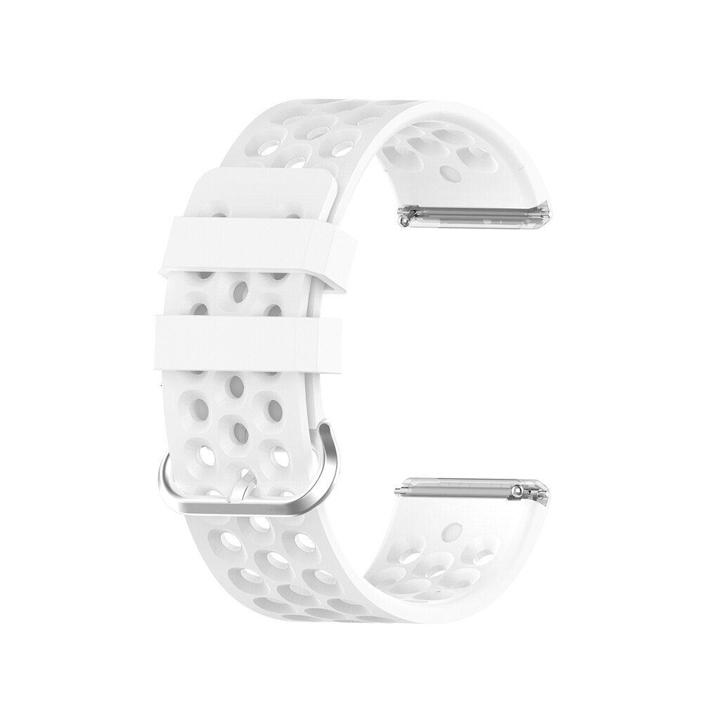 Replacement Band For Fitbit Versa/Versa 2 Soft Silicone Waterproof Wrist Accessories Watch Strap For Fitbit Versa 2 Band: White  / S-(140-190mm)