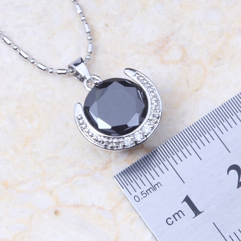 Liefde Monoloog Prachtige Bloem Crystal &amp; Zirconia Zilveren Kleur Sieraden Sets Voor Bruiloft J0639