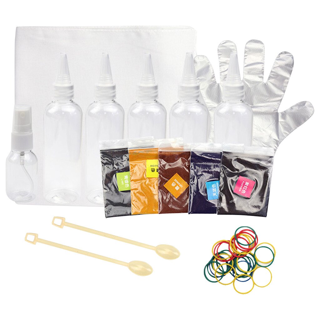Tie-dye Set Boxed Family Clothing Handmade Diy Set Beginner Drawing Paper Supplies: Default Title