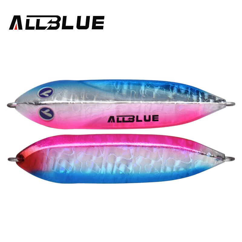 ALLBLUE SEABLUE Metal Jig Spoon 25G 40G 60G Artificial Bait Shore Fishing Jigging Lead Fish Sea Bass Fishing Lure: Color C / 40g