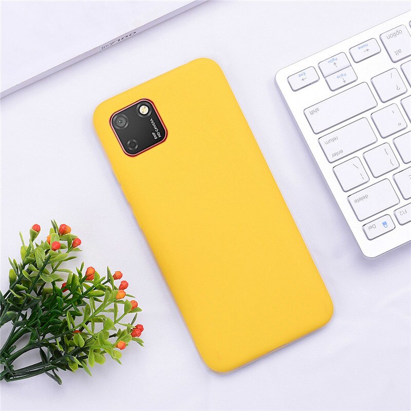 Soft Silicone Case For Huawei Y5p DRA-LX9 Case Silicone Back Cover Y5P Phone Case For Huawei Y5P 5.45 Cover Coque Fundas: 7 Gray