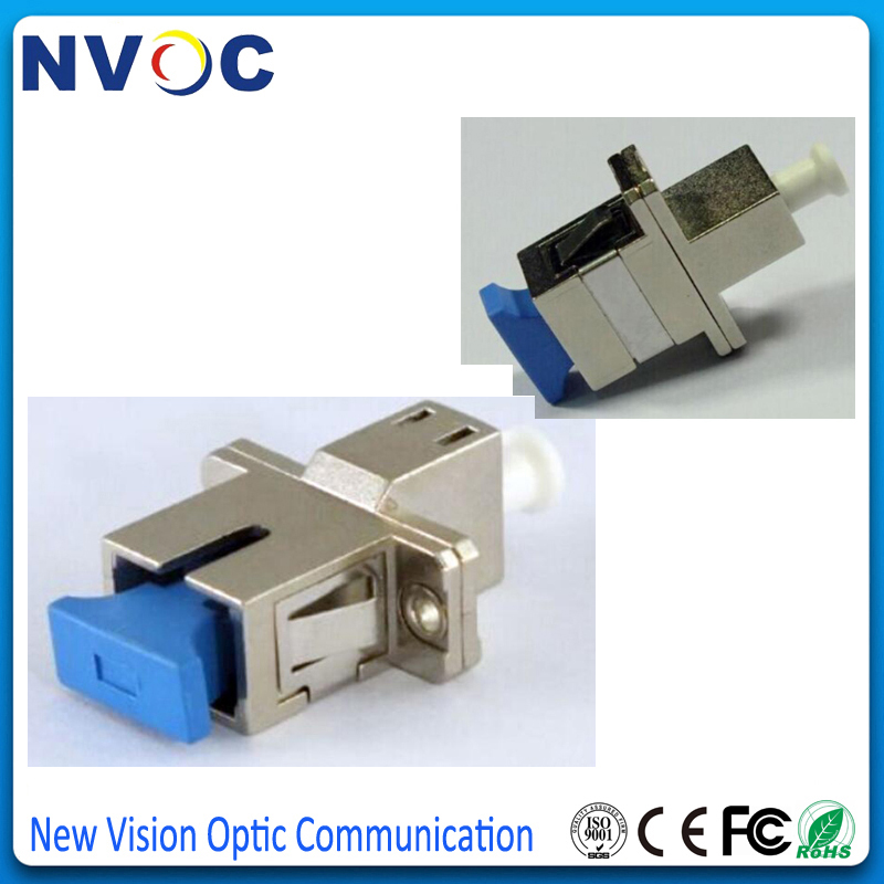 LC-SC/SC-LC Connector SM Single Core MM Metalen APC Glasvezel Adapter Flens Koppeling, metalen Huis Glasvezel Flens Adapter