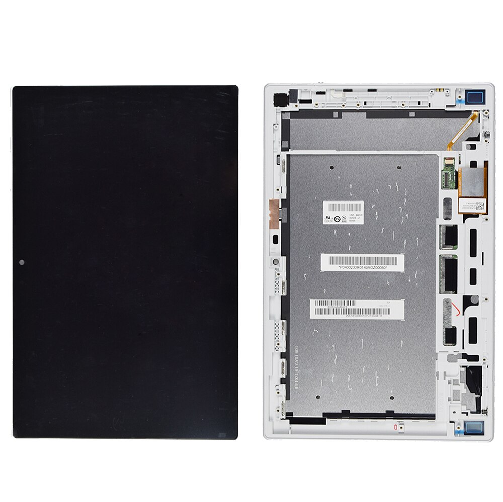 Tela de 10.1 polegadas para sony xperia tablet z, sgp311 sgp312 sgp321, display lcd + touch screen, digitalizador, substituição com armação de moldura