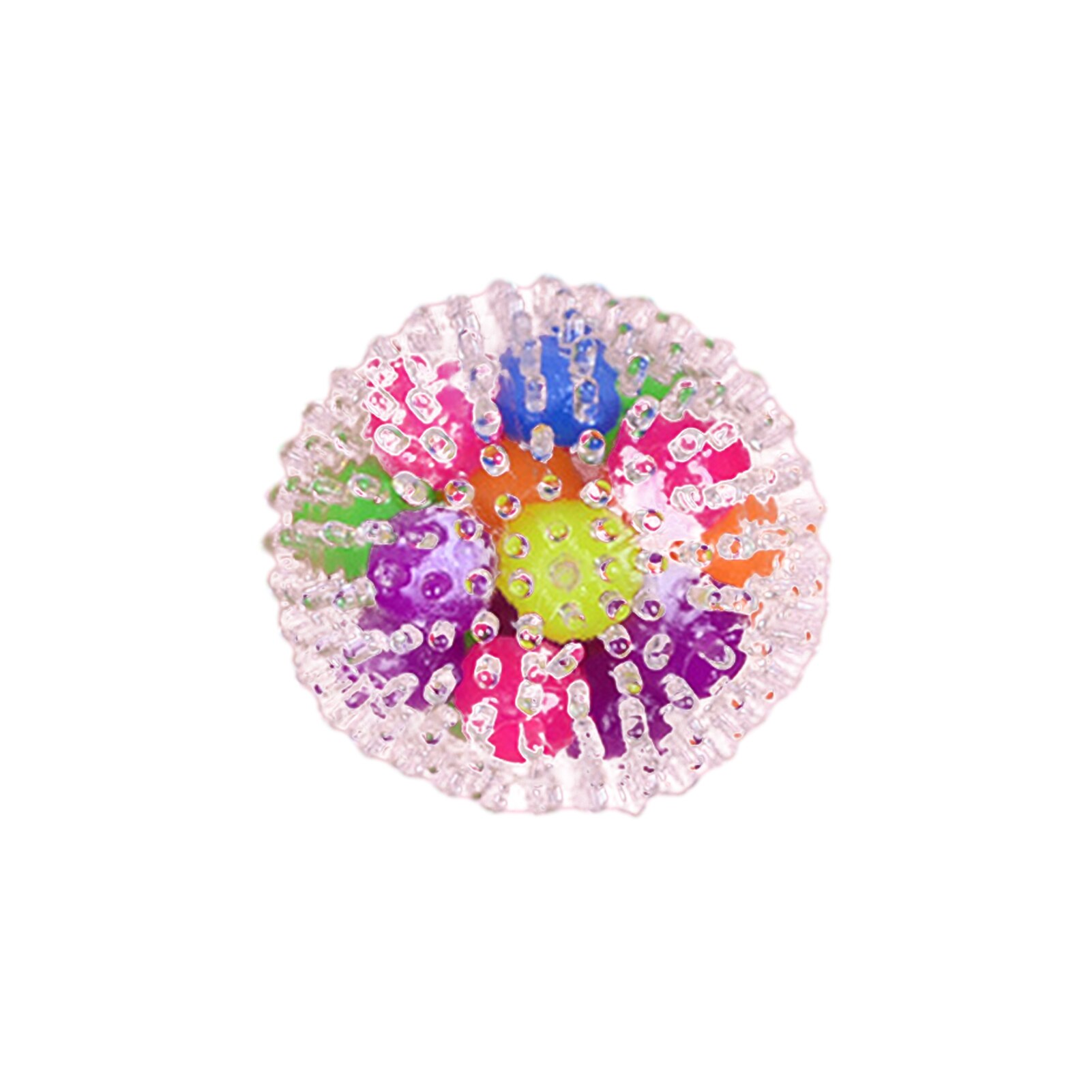 Rainbow Novetly Squeeze Ball Mesh Squishy Balls Stress Relief Squeeze Grape Balls Relieve Pressure Balls Hand Fidget Toy: 5pcs