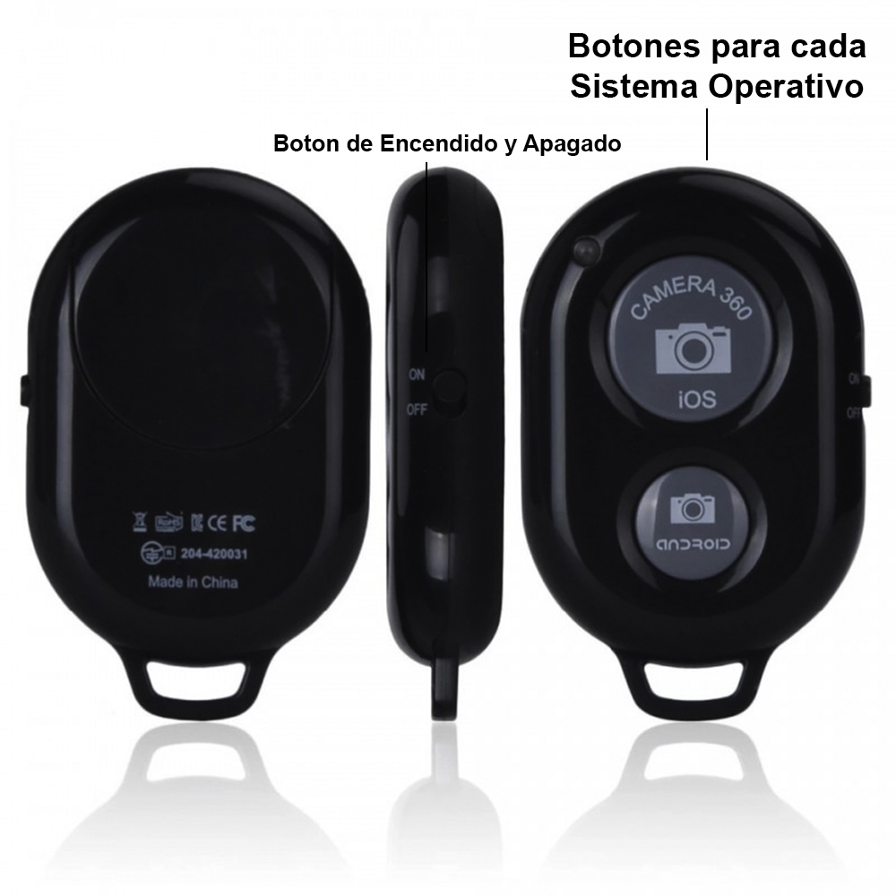 EUROXANTY®| Selfie controller | Bluetooth trigger | Bluetooth button | Camera Boton | Bluetooth camera | Bluetooth push button