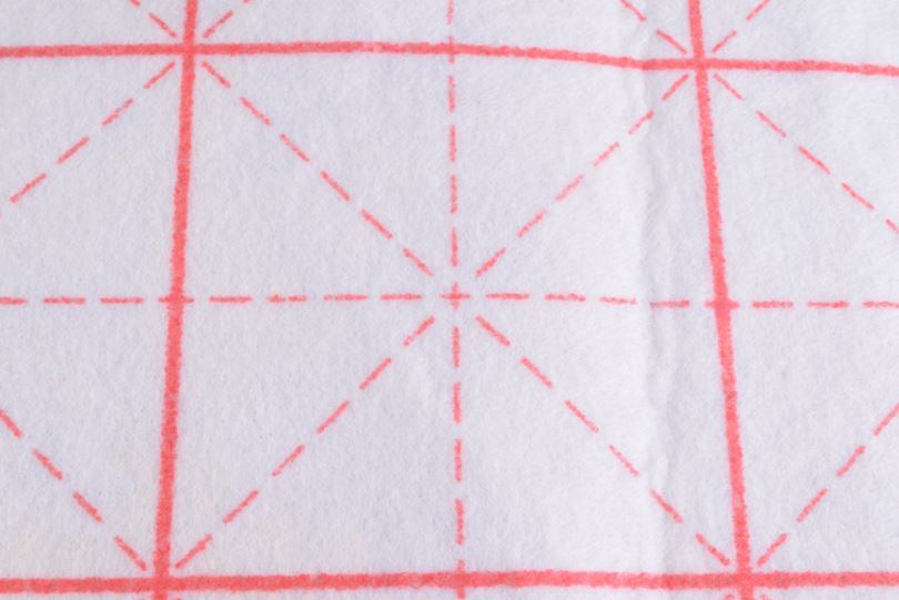 Chinesische Kalligraphie Filz Papier 500mm * 500mm Malerei