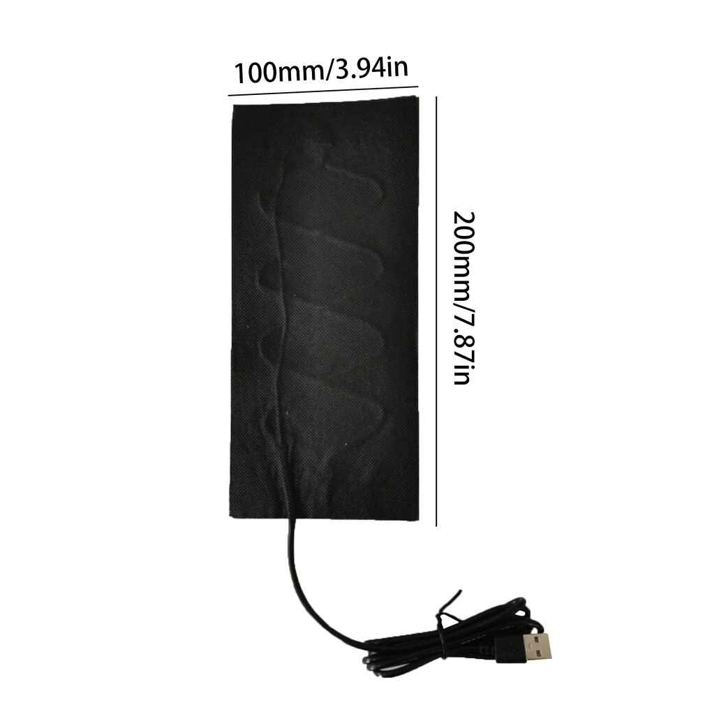 Carbon Fiber Heating Sheet Heating Sheet Usb5V Low Pressure Heating Sheet Waist Insulation Sleeve Heating Cloth