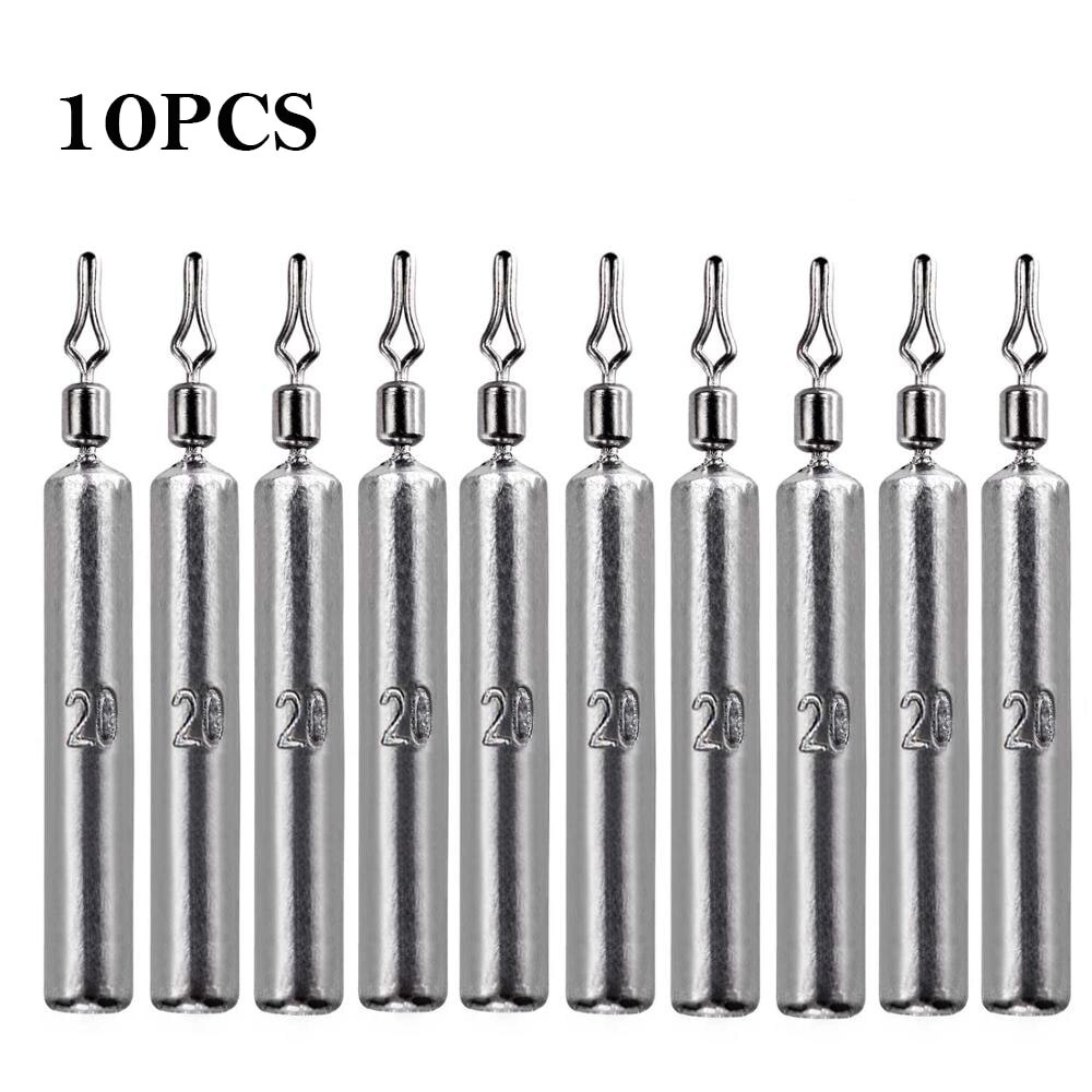 10Pcs/lot Shot Fishing Lead Sinker 3.5g 5g 7g 10g 14g 20g Lead Weight Carp Fishing Baits Sinker Fishing Tackle Accessories: 10pcs 20g