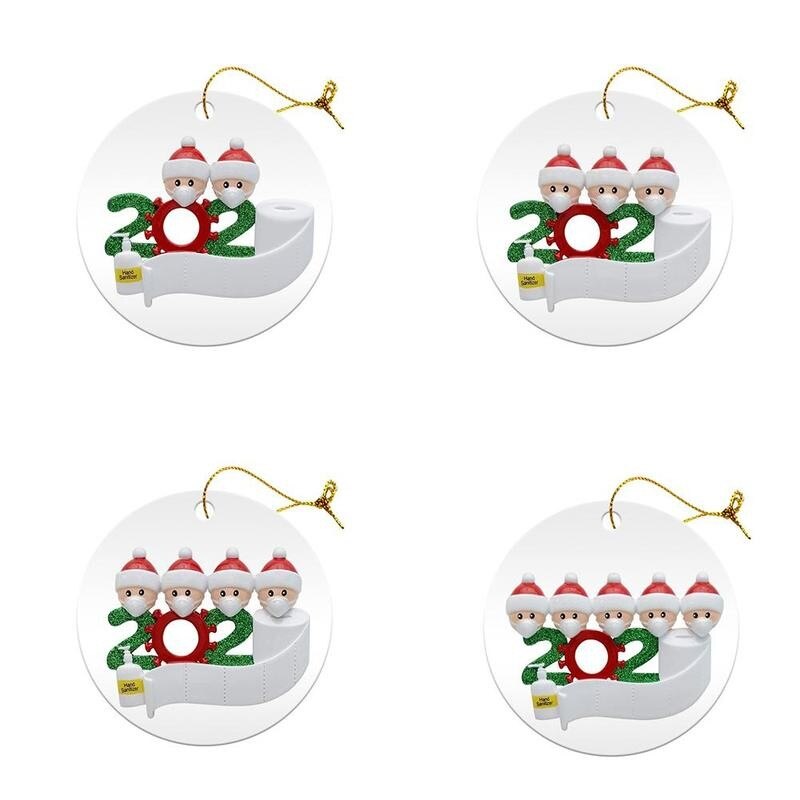 Jul familj tomte jul hem fest prydnader träd jul hängande keramik hänge  f0 n 7