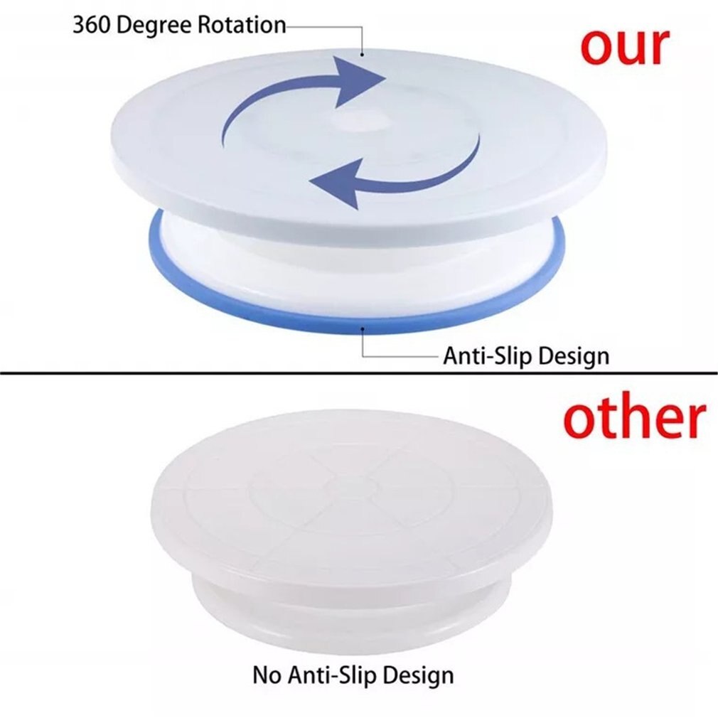 A39pcs Multi-function Cake Decorating Kit Kitchen Dessert Baking Pastry Supplies Cake Turntable Set Pastry Tube Fondant Tool