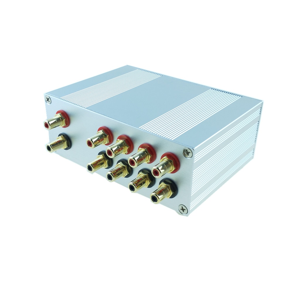 hifi audio 4 pairs RCA input Source Selector Signal Selector Switching For Preamp Power Amplifier 4 IN 1 OUT