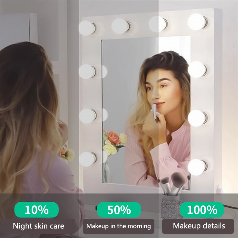 Verlichting Spiegel Make-Up Spiegel Badkamer Make-Up Met Verlichting Vanity Verlichting Verlichting Voor Badkamer Kaptafel Lichten Voor Muur