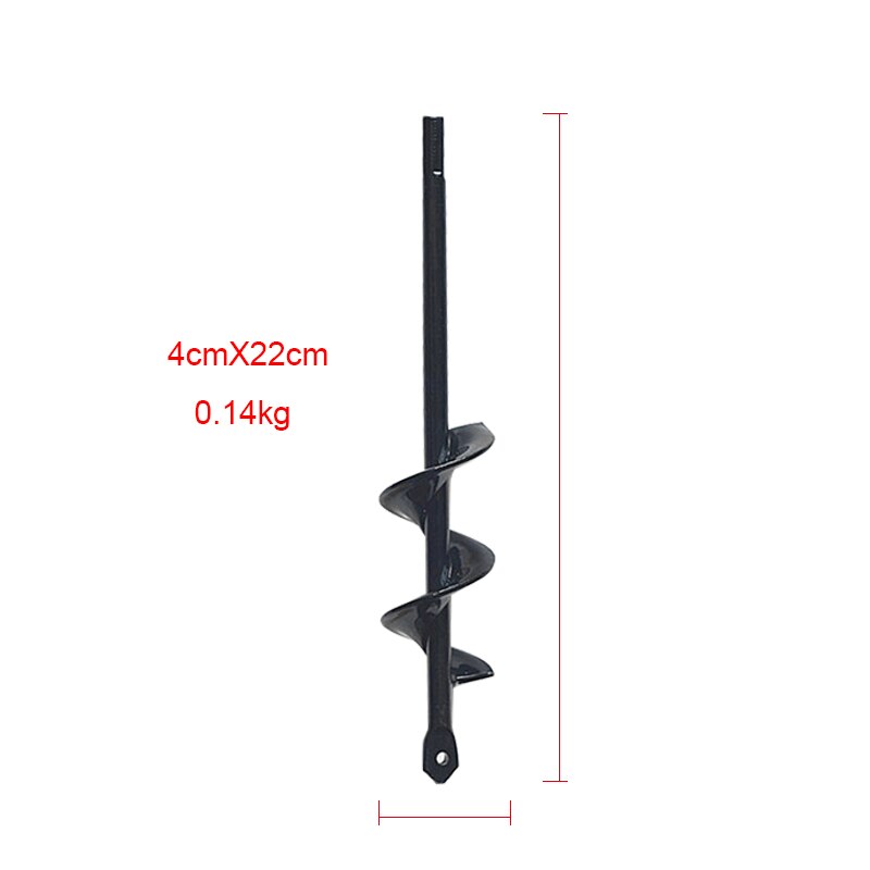 Garden Spiral Hole Drill Planter Flower Pot Digging Tool Hex Shaft Auger Large Yard Garden Tools Bulb Planter Auger Drill Bit