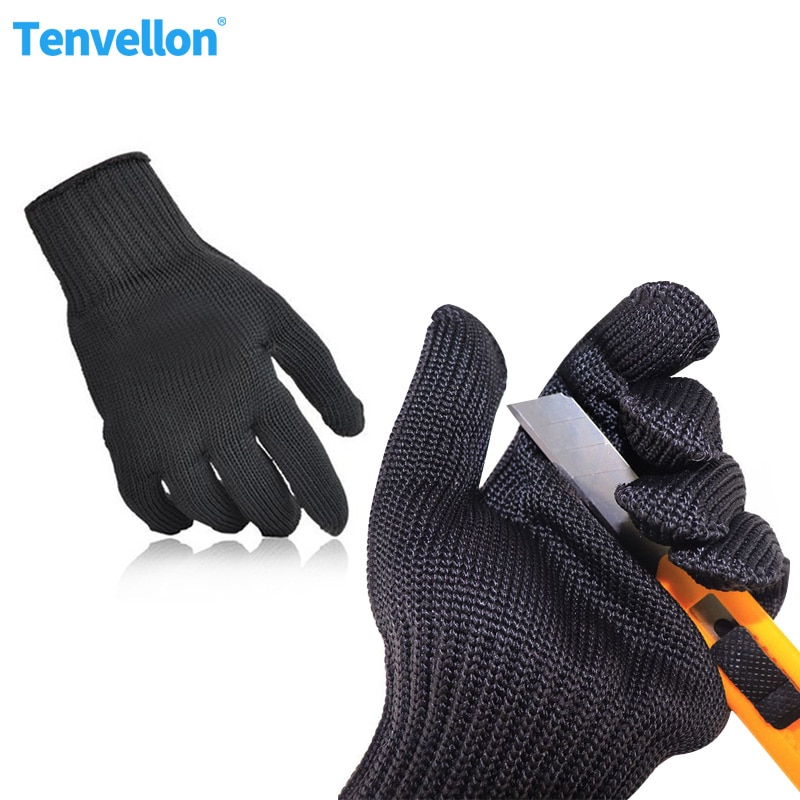 Luvas de segurança do trabalho, luvas anticortes de alta resistência com proteção de nível 5