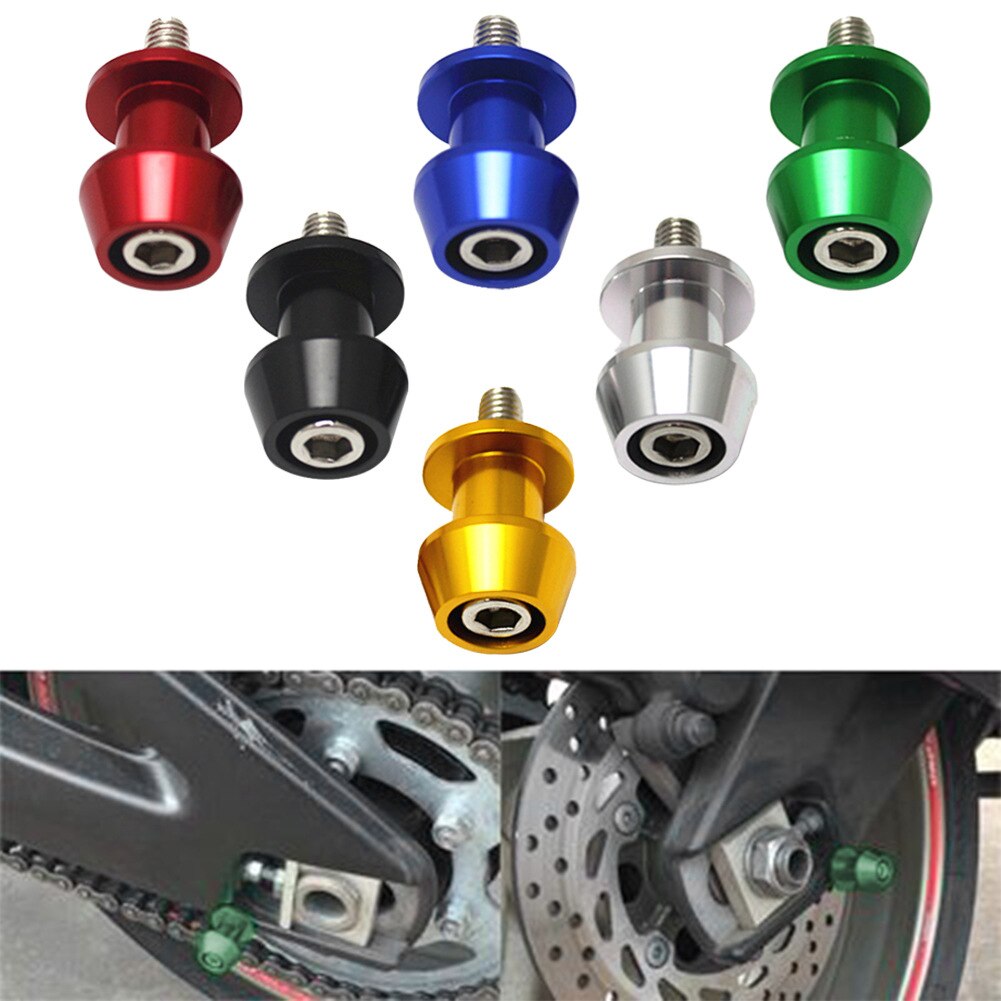 6Mm 8Mm 10 Mm Cnc Billet Achterbrug Spoelen Sliders Stand Schroeven Arm Klossen Auto Accessoires Motorfiets Spoelen Schroef