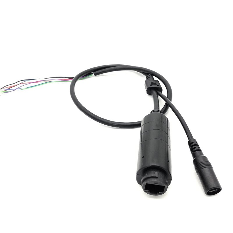 FS5712R Waterdichte Poe Kabel Zwart Met Audio Iso 1500V Hoogspanning Isolatie 10/100M Waterporoof Poe Kabel