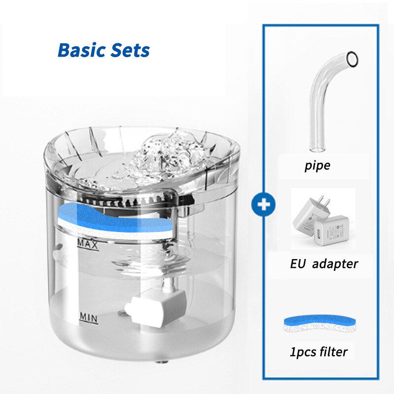 Stille Watercirculatie Filter Kat Water Fontein Voor Het Drinken